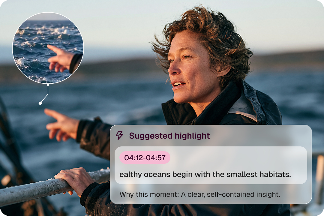 CinLink workflow: find the strongest moments